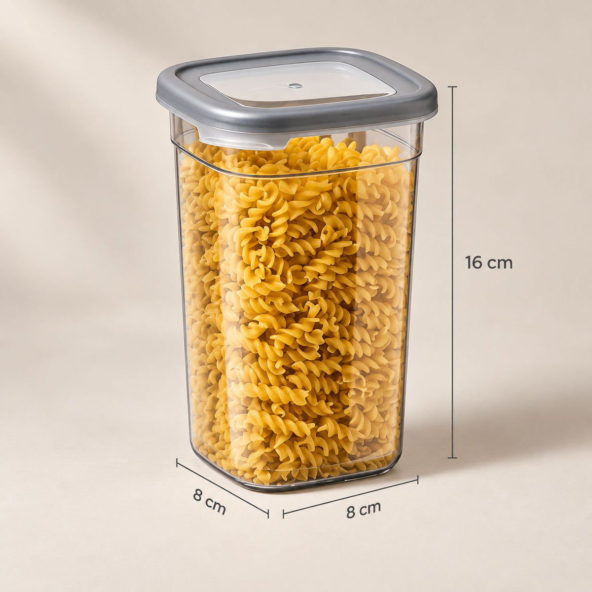 Plastic Multipurpose Kitchen Storage Fridge Container (1200 ML 6 Pc)